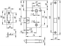Lăcată pentru ușă Fuaro P72-50 Black imaginea #2 — magazin online Desire.md