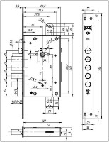 Дверной замок Kale Kilit 472LR фото №2 — интернет-магазин Desire.md