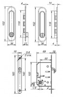 Дверной замок Punto SL-011 SN фото №2 — интернет-магазин Desire.md