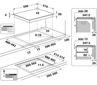 Plită incorporabilă cu inducție Whirlpool WS Q7360 NE imaginea #4 — magazin online Desire.md