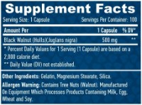 Vitamine Haya Labs Black Walnut Hulls 100caps imaginea #2 — magazin online Desire.md