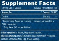 Aminoacizi Haya Labs Taurine 100caps imaginea #2 — magazin online Desire.md