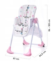 Стульчик для кормления BabyTiger Benji Pink фото №6 — интернет-магазин Desire.md