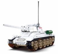 Set de construcție Sluban Army Battle of Budapest T-34/85 Medium Tank White (B0978) imaginea #4 — magazin online Desire.md