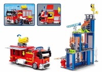 Set de construcție Sluban Fire Fighting Training Center (B0967) imaginea #3 — magazin online Desire.md