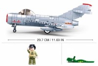Set de construcție Sluban Model Bricks Mig-15 Fighter (B0983) imaginea #3 — magazin online Desire.md