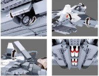 Set de construcție Sluban Model Bricks Su-57 Fighter 2in1 (B0986) imaginea #4 — magazin online Desire.md