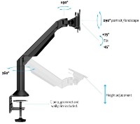 Suport pentru monitor Multibrackets M VESA Gas Lift Arm Desk or Wall Basic Black imaginea #4 — magazin online Desire.md