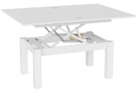 Măsuţă cafea MobiCasa B FLY Transformer 60/120x90 Alaska/Alb imaginea #2 — magazin online Desire.md