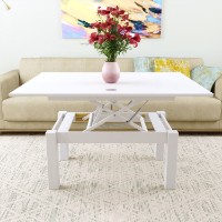 Măsuţă cafea MobiCasa B FLY Transformer 60/120x90 Alaska/Alb imaginea #5 — magazin online Desire.md