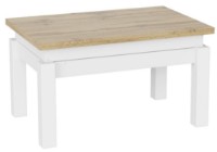 Măsuţă cafea MobiCasa B FLY Transformer 60/120x90 Tahoe/Alb imaginea #1 — magazin online Desire.md