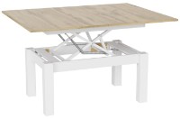 Măsuţă cafea MobiCasa B FLY Transformer 60/120x90 Tahoe/Alb imaginea #2 — magazin online Desire.md