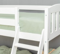 Детская кровать MobiCasa Etajat Dino 90x200 White фото №2 — интернет-магазин Desire.md