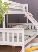 Pat copii MobiCasa Etajat Mowgli 90x140x200 White imaginea #2 — magazin online Desire.md