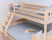 Pat copii MobiCasa Etajat Mowgli 90x140x200 Natur imaginea #4 — magazin online Desire.md