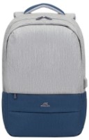Rucsac pentru oraș Rivacase 7567 Gray/Dark Blue imaginea #1 — magazin online Desire.md