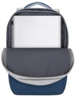 Rucsac pentru oraș Rivacase 7567 Gray/Dark Blue imaginea #7 — magazin online Desire.md