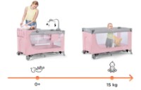 Манеж Kinderkraft Leody Pink (KCLEOD00PNK00AC) фото №6 — интернет-магазин Desire.md