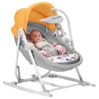 Șezlong pentru bebeluși Kinderkraft Nola Forest (KBNOLA00YEL0000) Yellow imaginea #9 — magazin online Desire.md