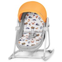 Șezlong pentru bebeluși Kinderkraft Nola Forest (KBNOLA00YEL0000) Yellow imaginea #1 — magazin online Desire.md