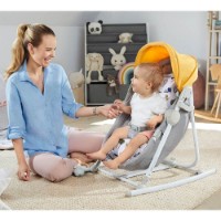 Șezlong pentru bebeluși Kinderkraft Nola Forest (KBNOLA00YEL0000) Yellow imaginea #5 — magazin online Desire.md