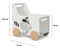 Ящик для игрушек Kinderkraft Racoon (KKHRACOSKR0000) фото №5 — интернет-магазин Desire.md