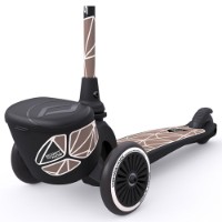 Trotinetă Scoot and Ride HighwayKick 2 Lifestyle Brown Lines (96526)