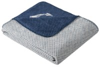 Плед IBENA Jacquard Fehmarn Points Blue 150x200cm фото №1 — интернет-магазин Desire.md