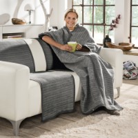 Плед IBENA Jacquard Living Coat Fano Grey 150x200cm фото №2 — интернет-магазин Desire.md