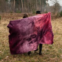 Плед IBENA Jacquard Rockhampton Berry 150x200cm фото №2 — интернет-магазин Desire.md