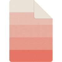 Плед IBENA Jacquard Salerno Gots Pink/Ivory 140x200cm фото №1 — интернет-магазин Desire.md