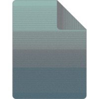 Pătura IBENA Jacquard Toronto 150x200cm Turquoise/Grey imaginea #3 — magazin online Desire.md