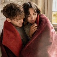 Плед IBENA Dublin Double Face 150x200cm Burgundy/Light Brown фото №2 — интернет-магазин Desire.md