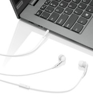 Căşti Lenovo 100 in-ear Headphone White imaginea #2 — magazin online Desire.md
