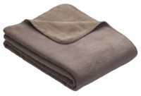 Pătura IBENA Plain Dublin Double Face Espresso/Light Brown 150x200cm imaginea #1 — magazin online Desire.md