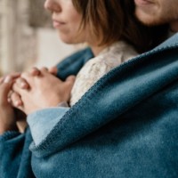 Pătura IBENA Dublin Double Face 150x200cm Petrol/Turquoise imaginea #3 — magazin online Desire.md