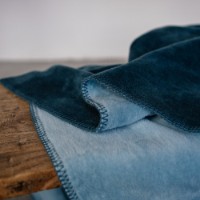 Pătura IBENA Dublin Double Face 150x200cm Petrol/Turquoise imaginea #5 — magazin online Desire.md