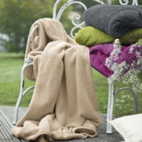 Плед IBENA Plain Fleece Olbia 150x200cm Beige фото №2 — интернет-магазин Desire.md