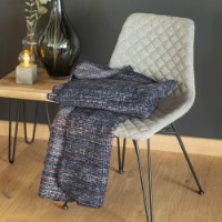 Pătura IBENA Jacquard Blanket Lissabon Blue/Pink 150x200cm imaginea #2 — magazin online Desire.md