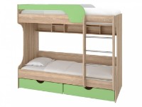 Детская кровать Пехотин Юнга Дуб Сонома/Фисташка фото №1 — интернет-магазин Desire.md