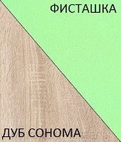 Детская кровать Пехотин Юнга Дуб Сонома/Фисташка фото №2 — интернет-магазин Desire.md