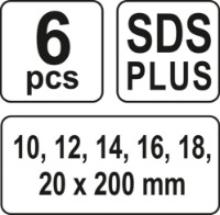 Набор свёрл Yato YT-3300 фото №2 — интернет-магазин Desire.md