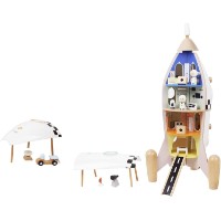 Racheta Classic World Wooden Rocket Ship (50528) imaginea #2 — magazin online Desire.md