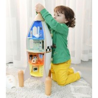 Racheta Classic World Wooden Rocket Ship (50528) imaginea #5 — magazin online Desire.md