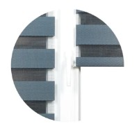 Рулонные шторы Dekora Day Night Rattan Graphite 0.85x1.70m фото №4 — интернет-магазин Desire.md