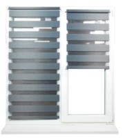 Рулонные шторы Dekora Day Night Rattan Graphite 100x1.70m фото №3 — интернет-магазин Desire.md