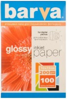 Фотобумага Barva A4 200g 100p Glossy Inkjet Economy Series (IP-CE200-138)