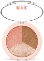 Пудра для лица Golden Rose Nude Look Baked Trio Face Powder