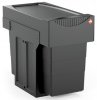 Coș de gunoi Hailo AS Tandem 15/15 Black Edition (3666851) imaginea #4 — magazin online Desire.md