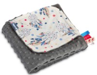 Plapumă pentru bebeluși Sensillo  Minki Grafit 75x100cm (4307)